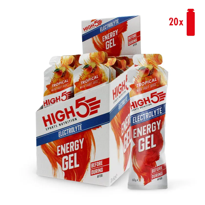 High5 Energy & Electrolyte Gels - 20x 60g