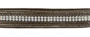 HKM Leather Head Collar Diamond