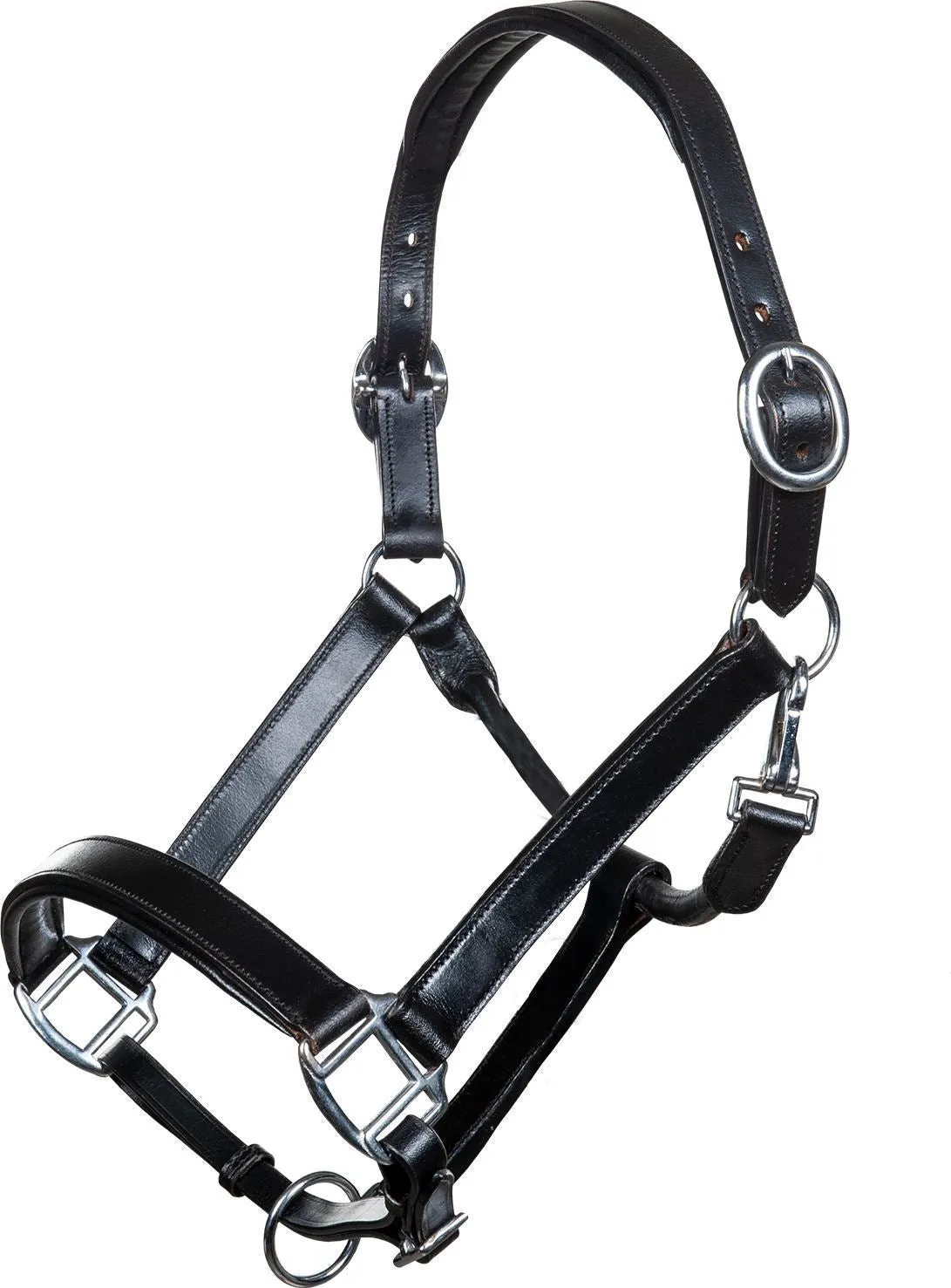 HKM Leather Head Collar Economic