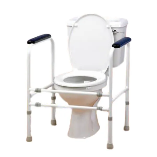 Homecraft Toilet Surround Frame Padded Armrests Adjustable