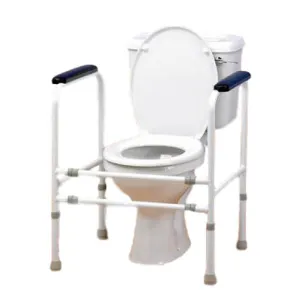 Homecraft Toilet Surround Frame Padded Armrests Adjustable