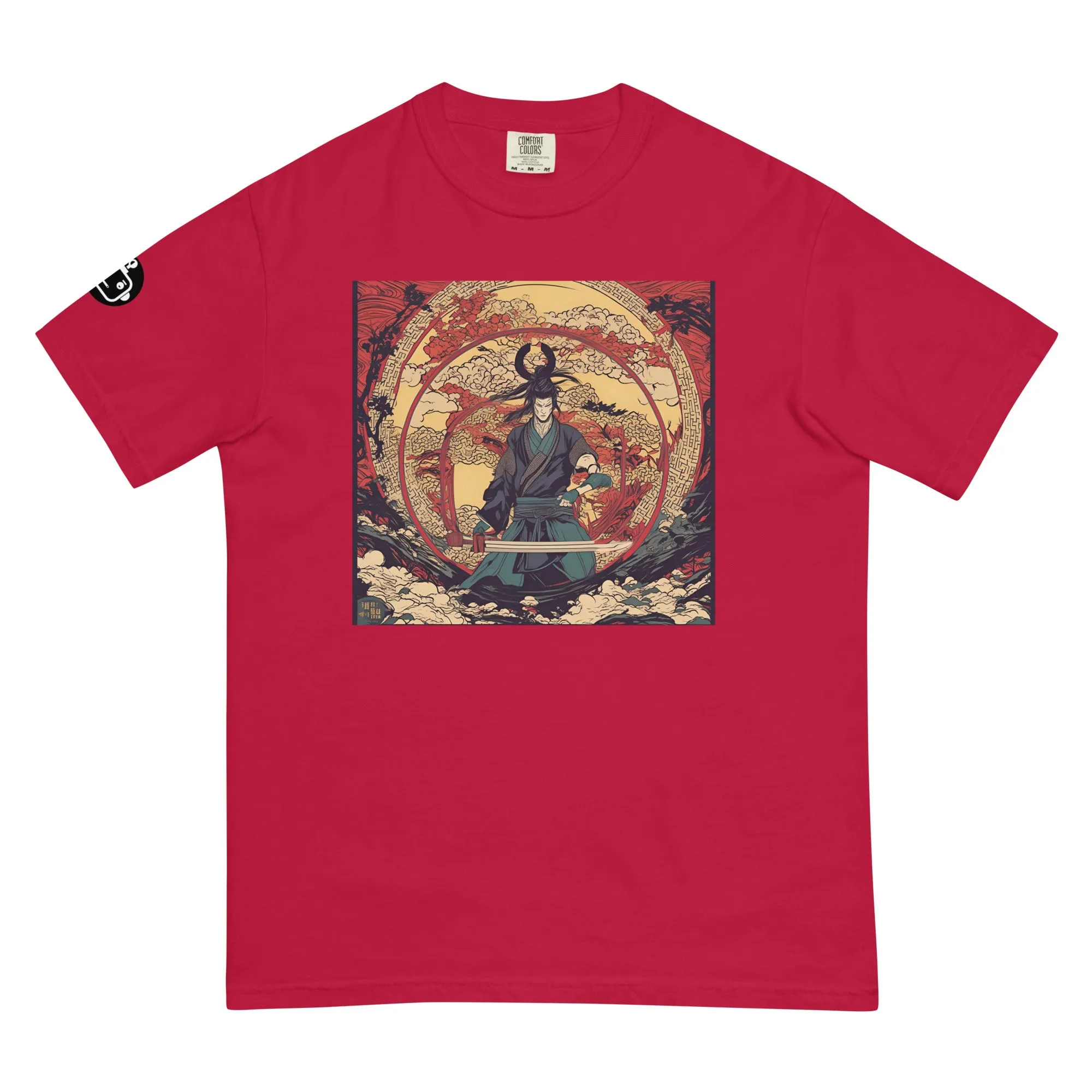 HOODBOT AI LOGO TWIST Samurai Ready (Unisex T-shirt)