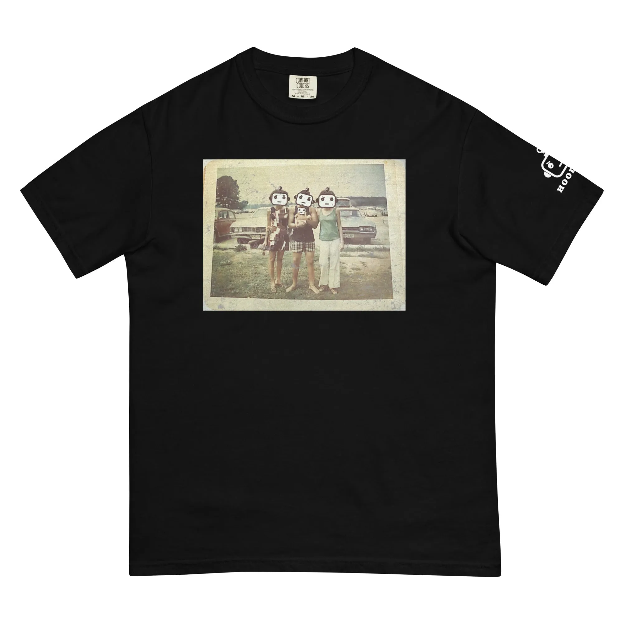 HOODBOT NFT Vintage Family PIC (Unisex Heavyweight T-shirt)