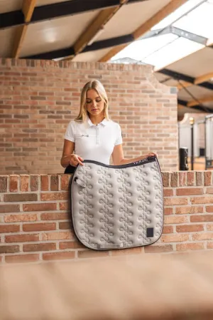 Horze Smoky Twilight Dressage Saddle Pad Quiet Grey