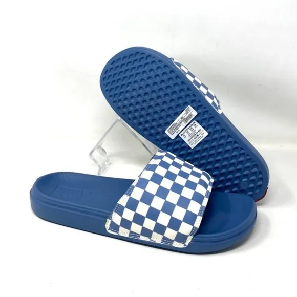 🔥HOT SALE🔥VANS La Costa Slide On Men’s Size Check Blue White VN0A5HF5ZR8