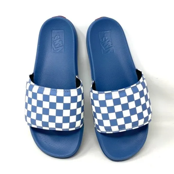 🔥HOT SALE🔥VANS La Costa Slide On Men’s Size Check Blue White VN0A5HF5ZR8