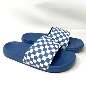 🔥HOT SALE🔥VANS La Costa Slide On Men’s Size Check Blue White VN0A5HF5ZR8