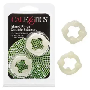 Island Rings Double Stacker Glow