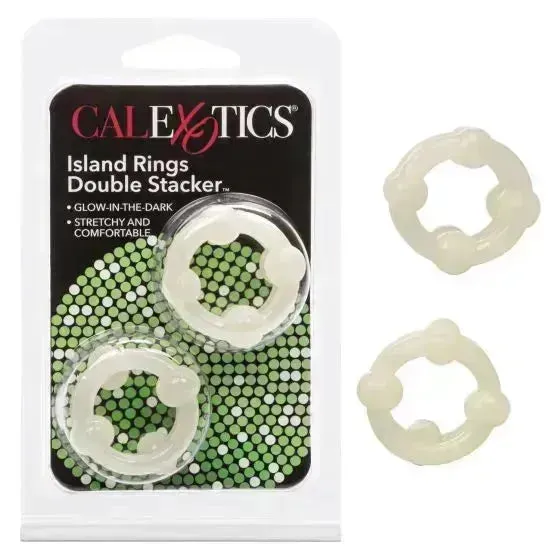 Island Rings Double Stacker Glow