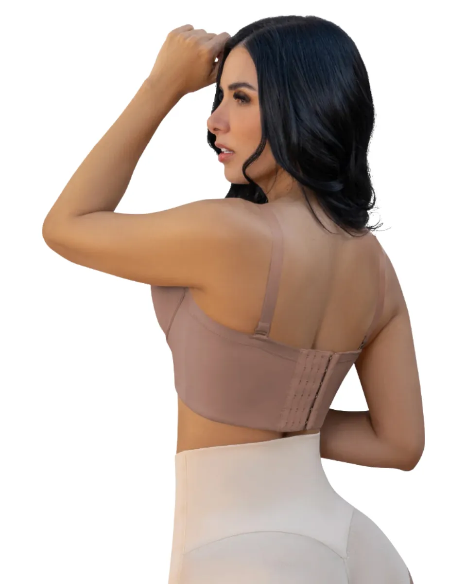 Jackie London Strapless Back Coverage Bra