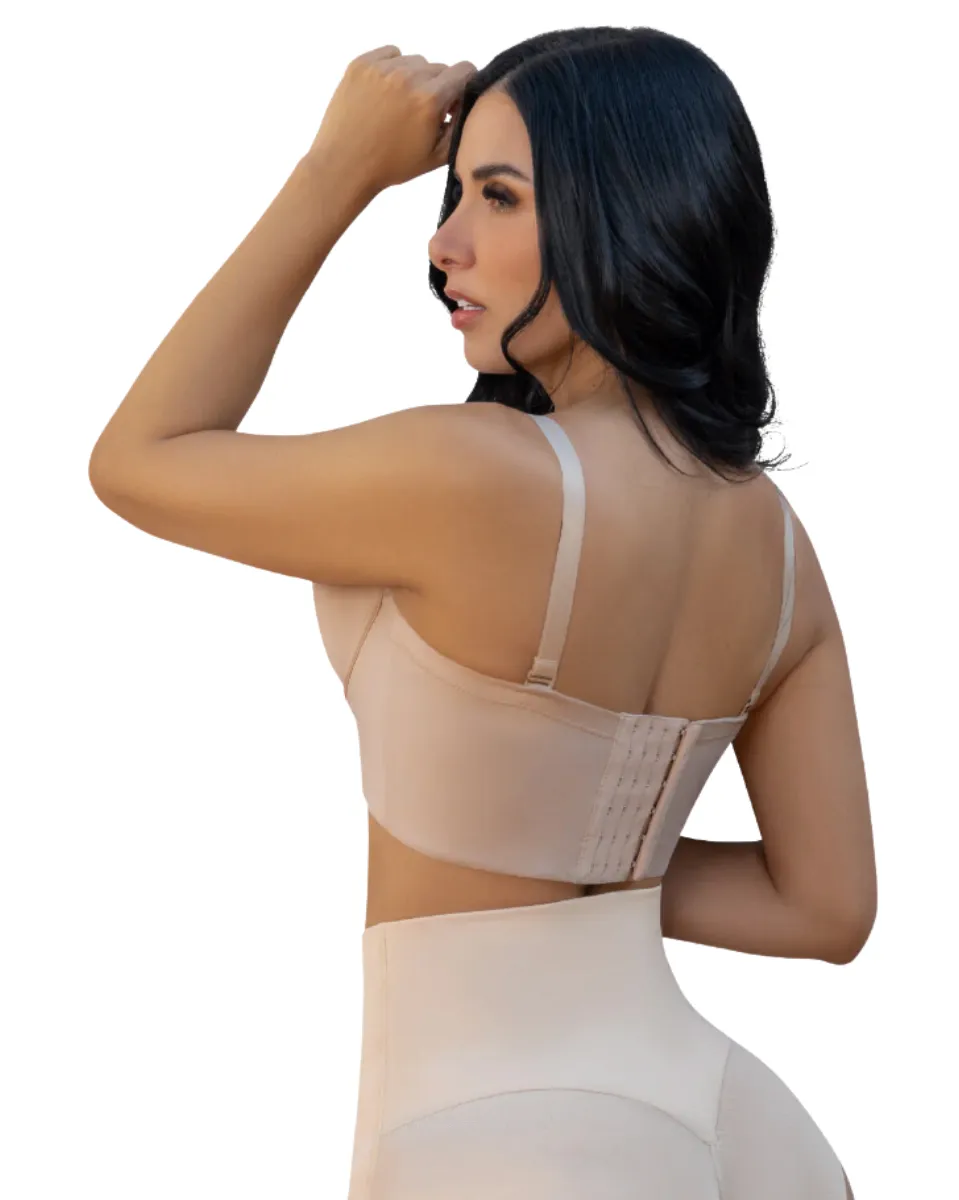 Jackie London Strapless Back Coverage Bra