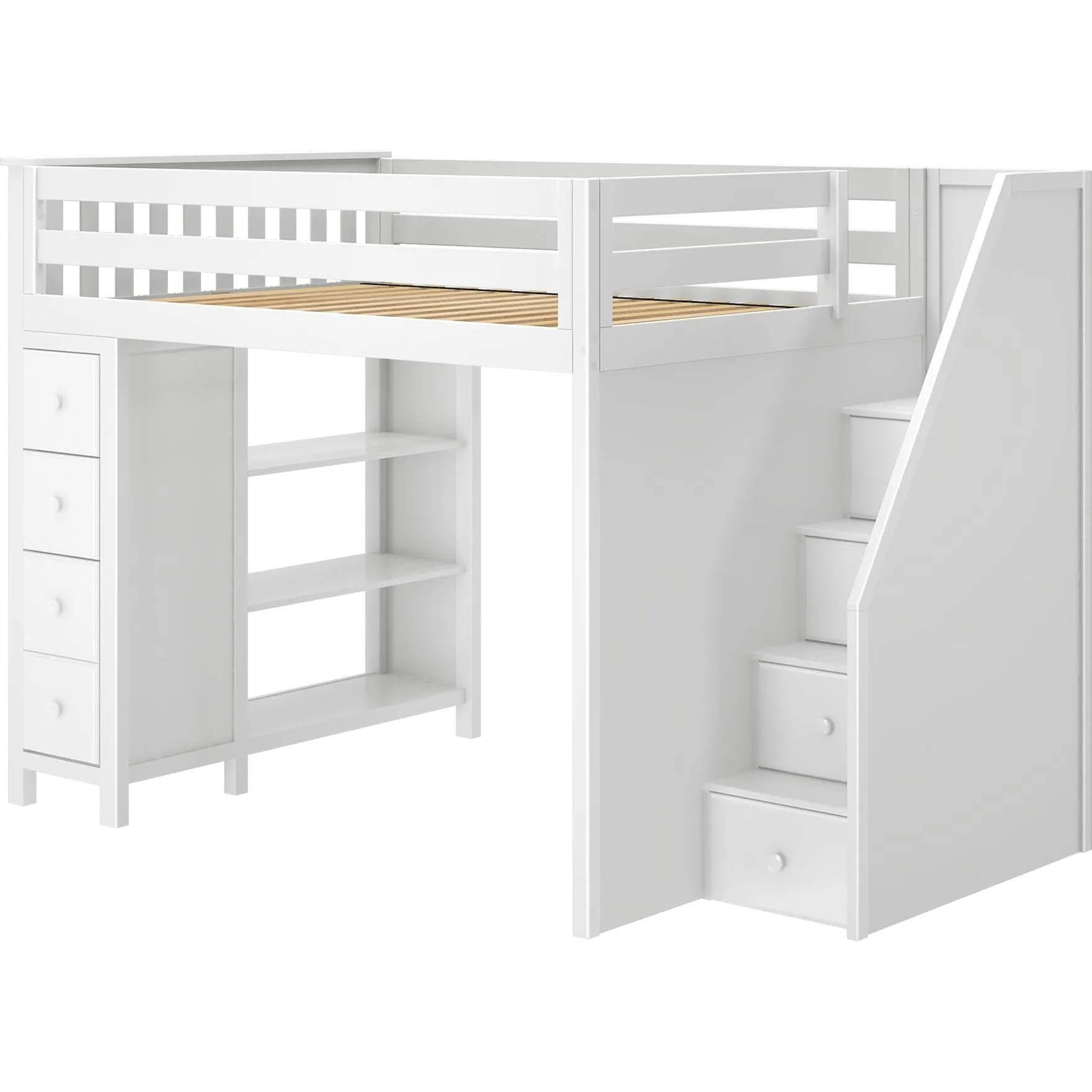 Jackpot Deluxe Cheltenham Full-Size Loft with Staircase   Storage