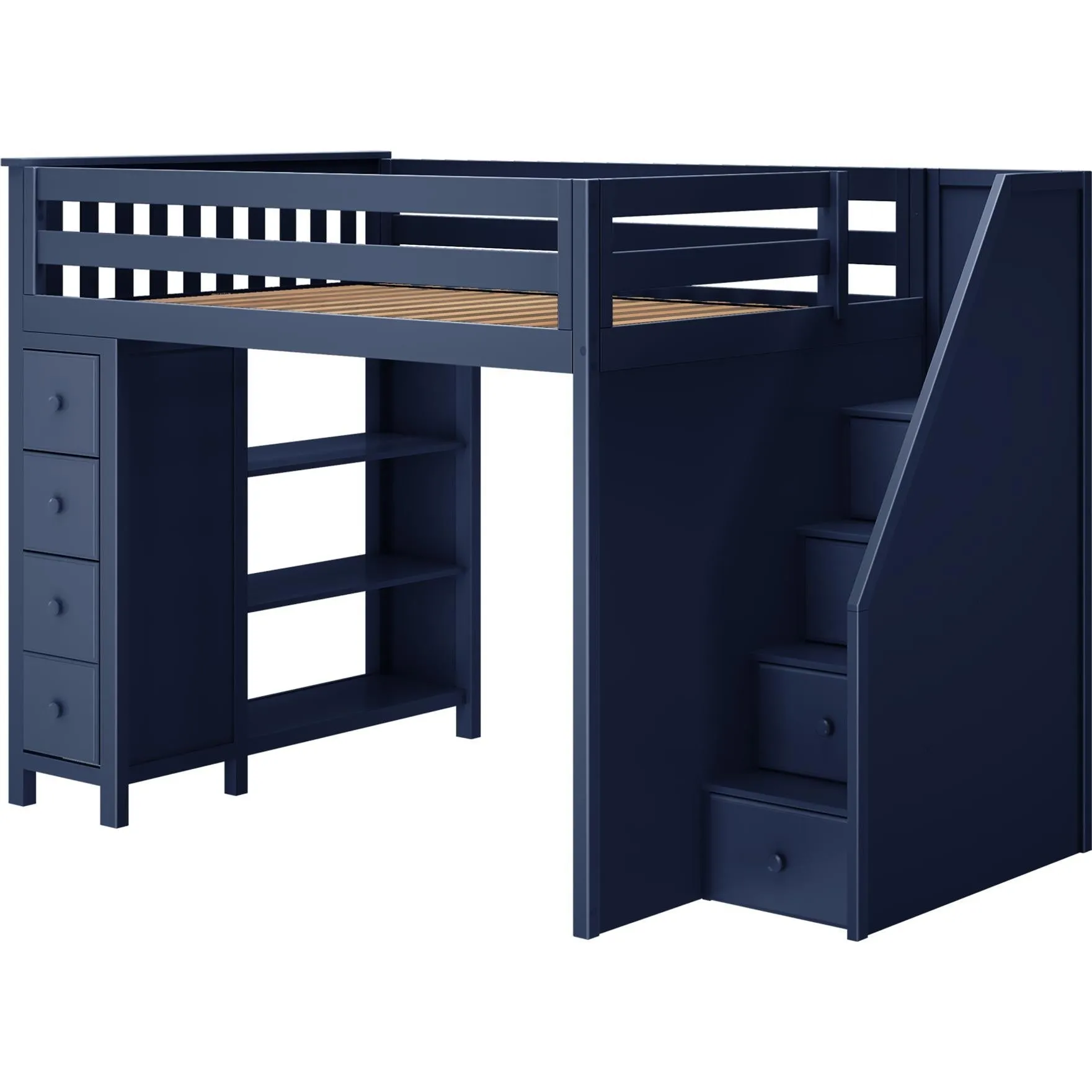 Jackpot Deluxe Cheltenham Full-Size Loft with Staircase   Storage