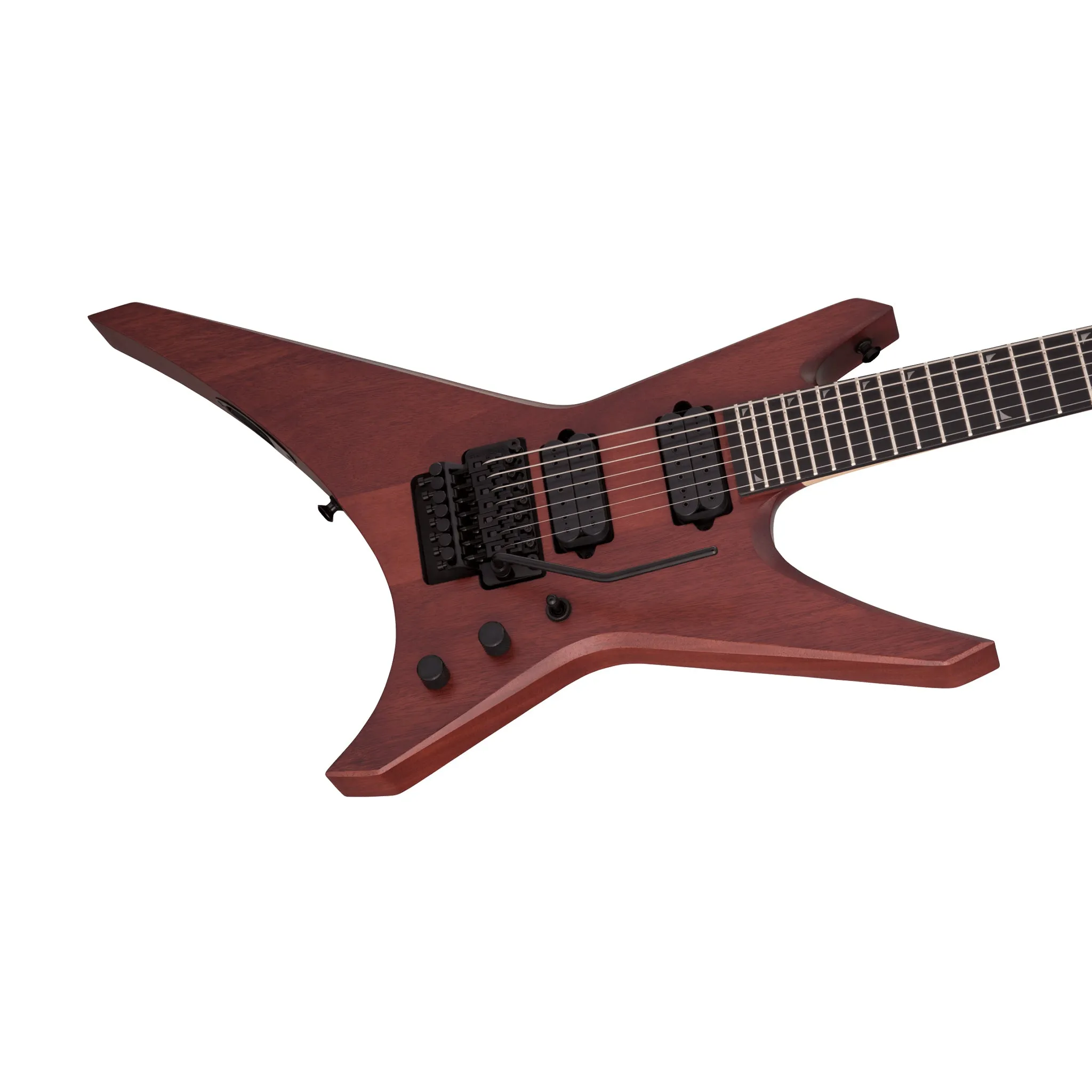 Jackson Pro Series WR7 Dave Davidson Signature Warrior Electric Guitar, Ebony FB, Natural Walnut