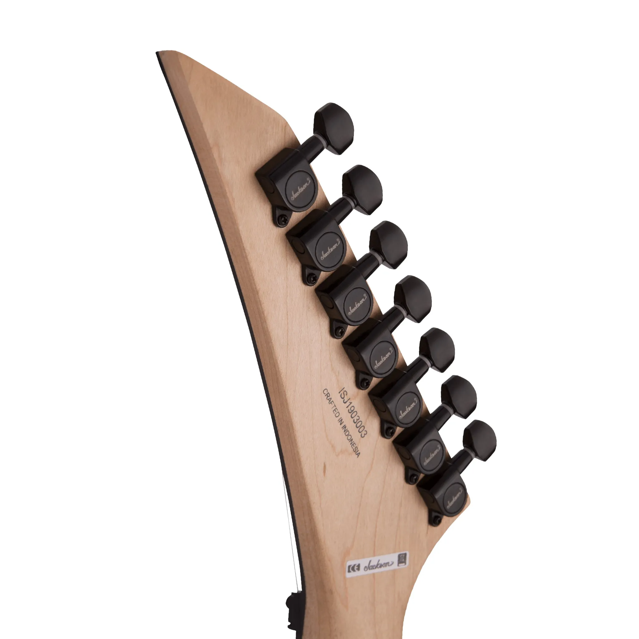 Jackson Pro Series WR7 Dave Davidson Signature Warrior Electric Guitar, Ebony FB, Natural Walnut