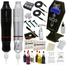 JavelinX Professional Tattoo Pen Kit - 7 Colors Radiant Ink Set