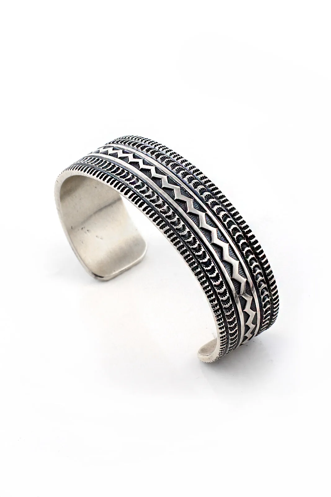 Jereme Delgarito Sterling Silver Men's Cuff