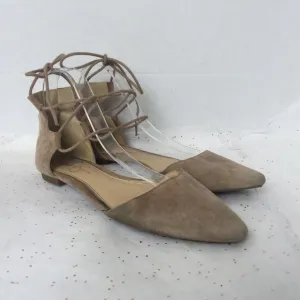 Jessica Simpson Zeena Tan Lace up Point toe - 10