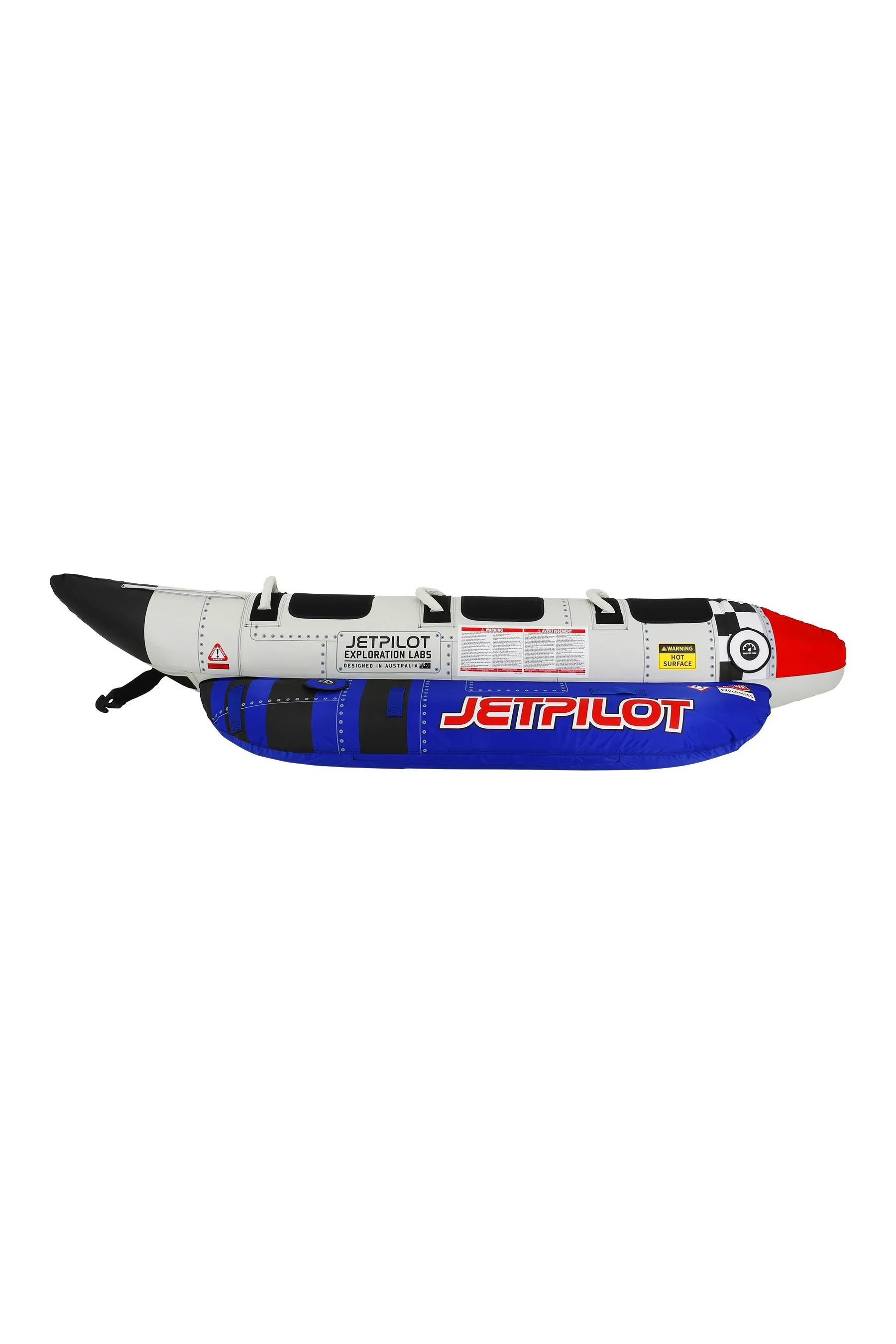 Jetpilot Blast Off 3 Person Towable Tube - Silver
