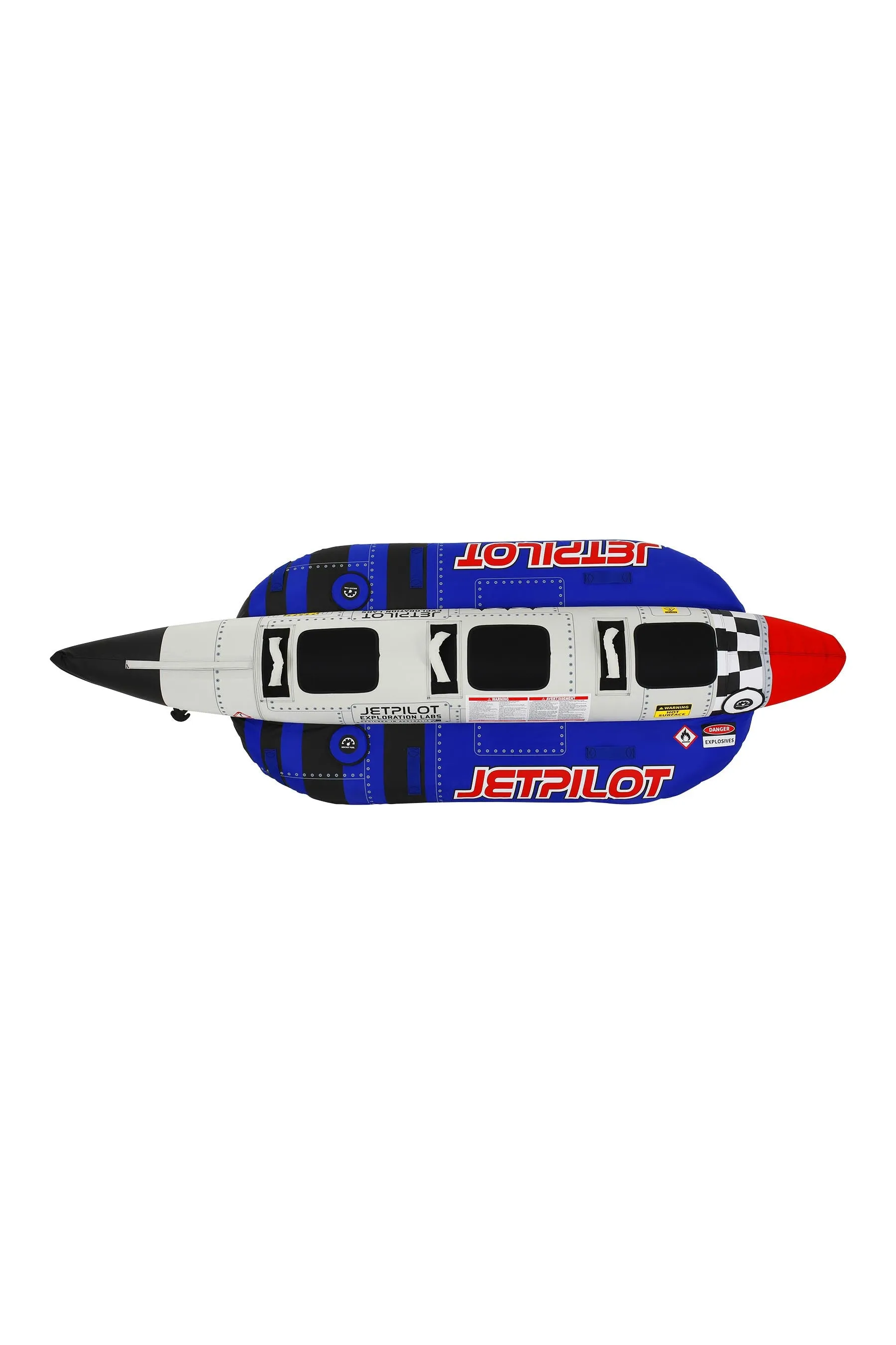 Jetpilot Blast Off 3 Person Towable Tube - Silver