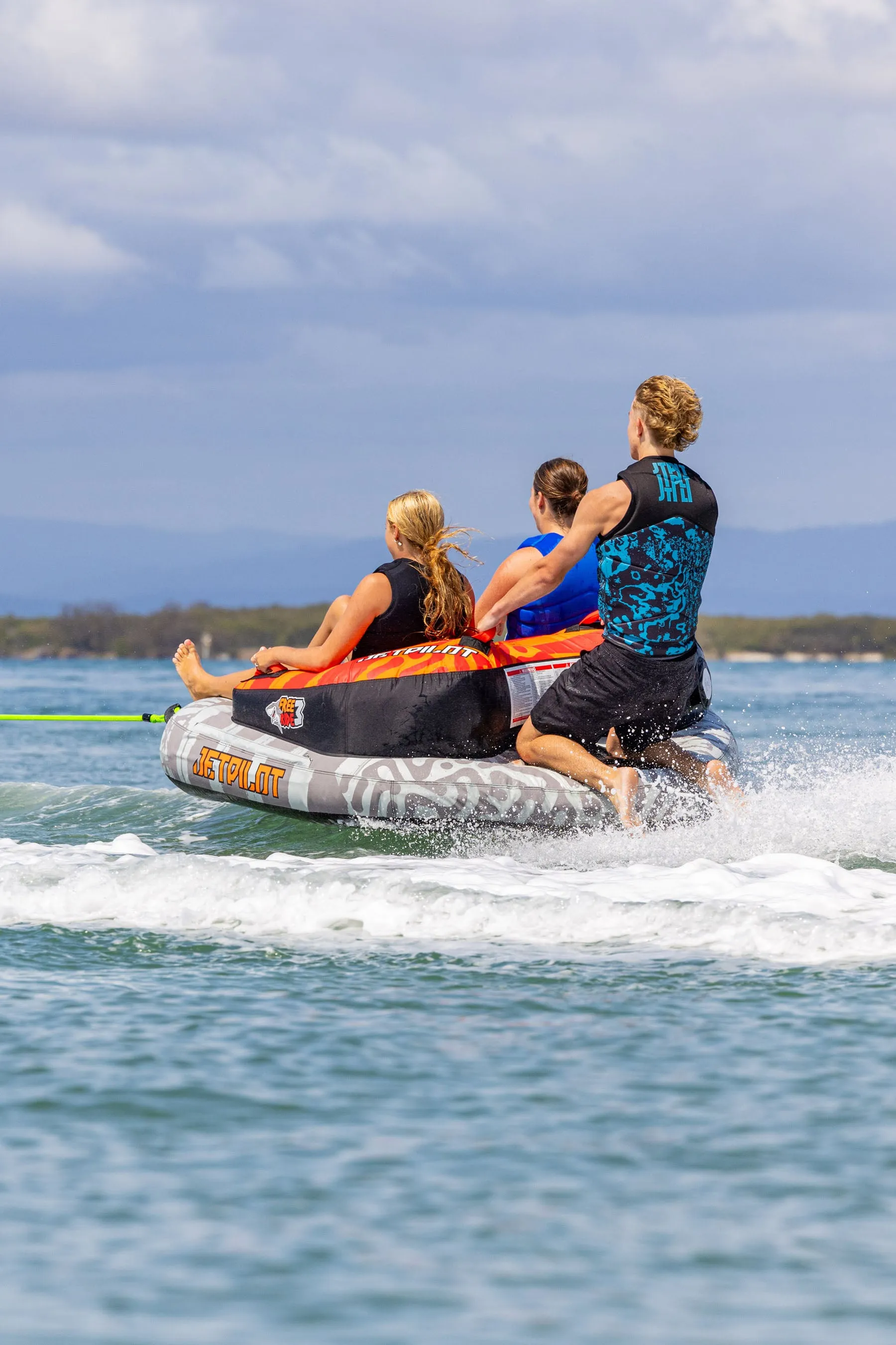 Jetpilot Freeride 3 Person Towable Tube - Grey/Orange
