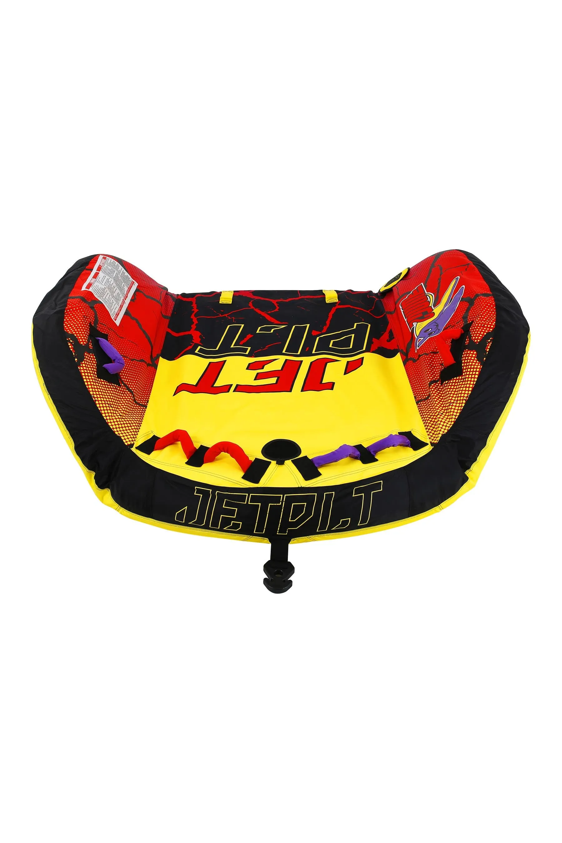 Jetpilot Wing 2 Person Towable Tube - Yellow/Red