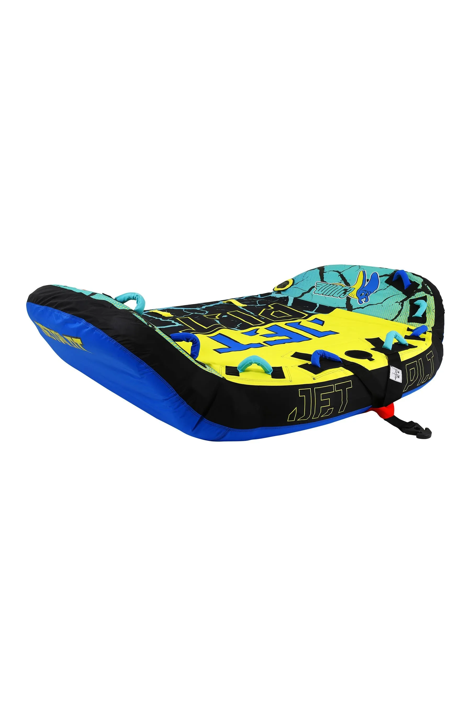 Jetpilot Wing 3 Person Towable Tube - Lime/Blue
