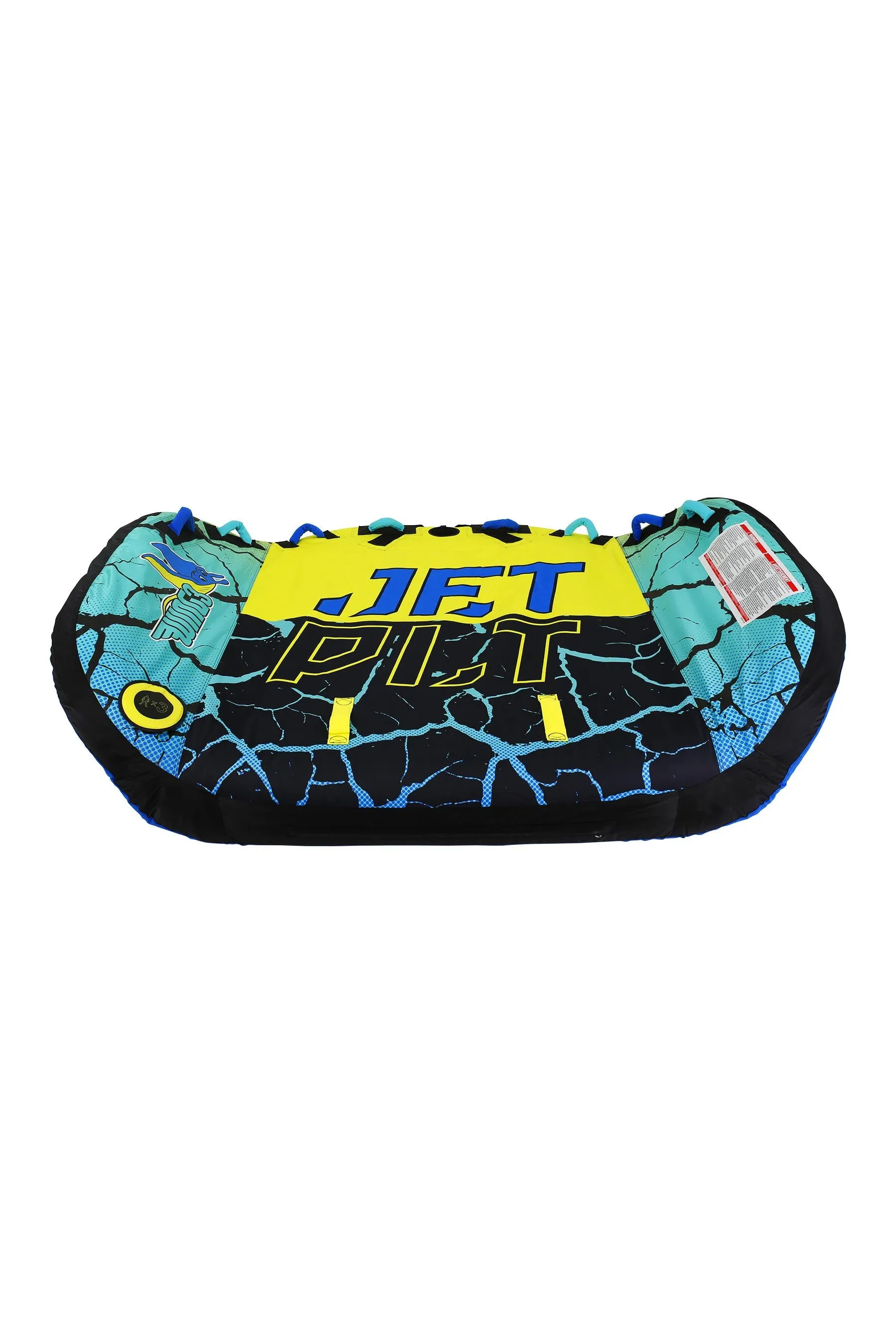 Jetpilot Wing 3 Person Towable Tube - Lime/Blue