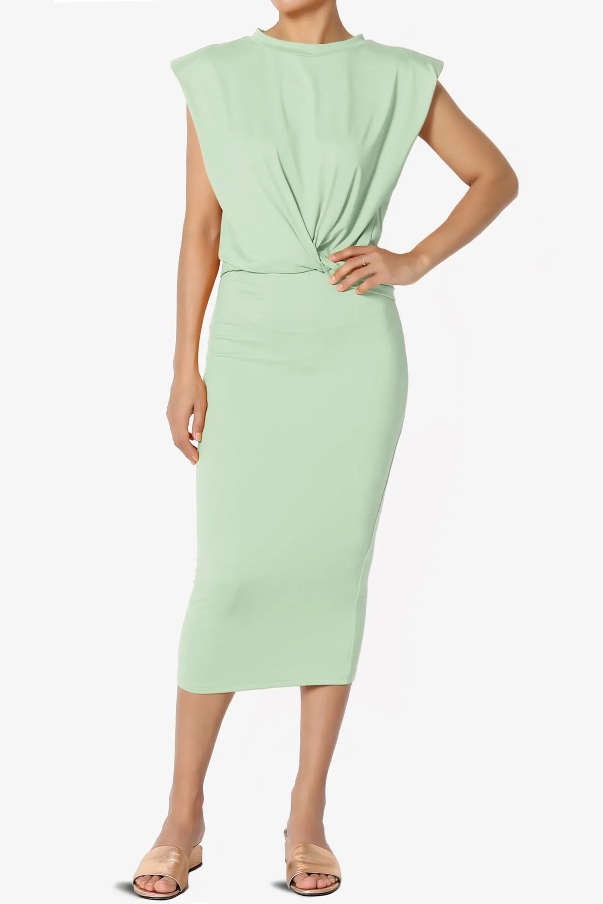 Joey Power Padded Shoulder Tank Top