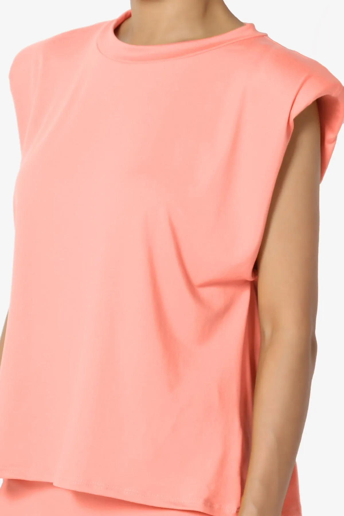 Joey Power Padded Shoulder Tank Top
