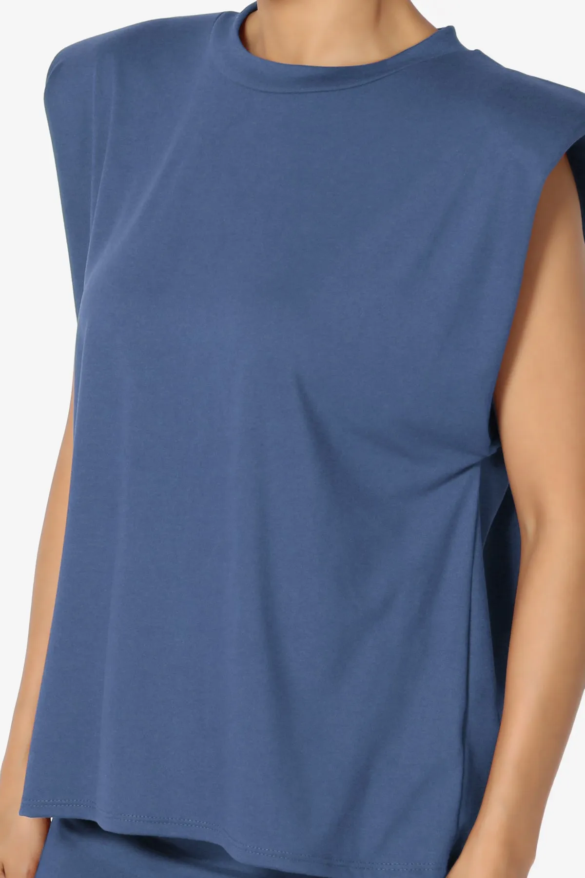 Joey Power Padded Shoulder Tank Top