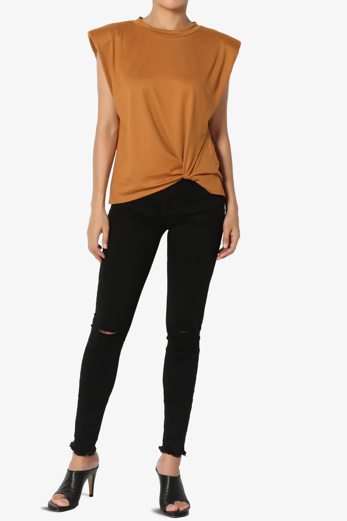 Joey Power Padded Shoulder Tank Top