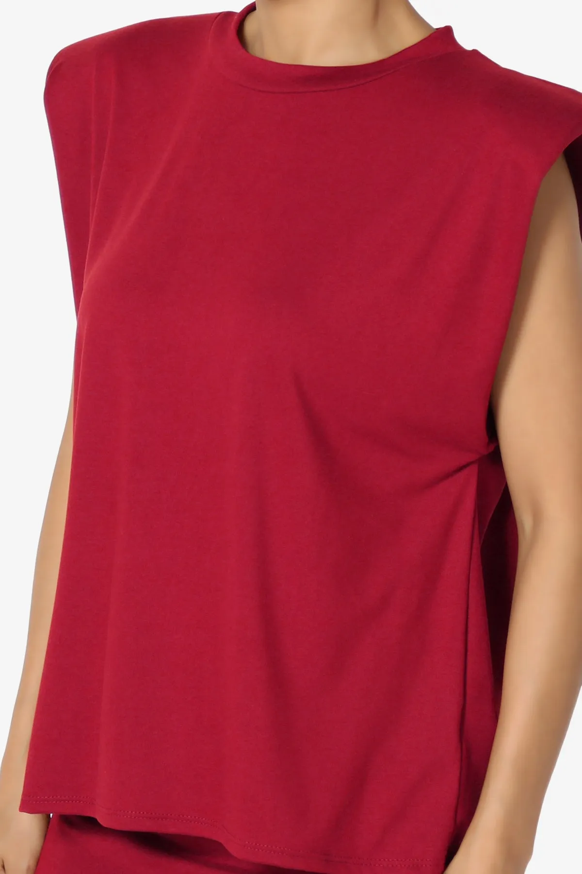 Joey Power Padded Shoulder Tank Top