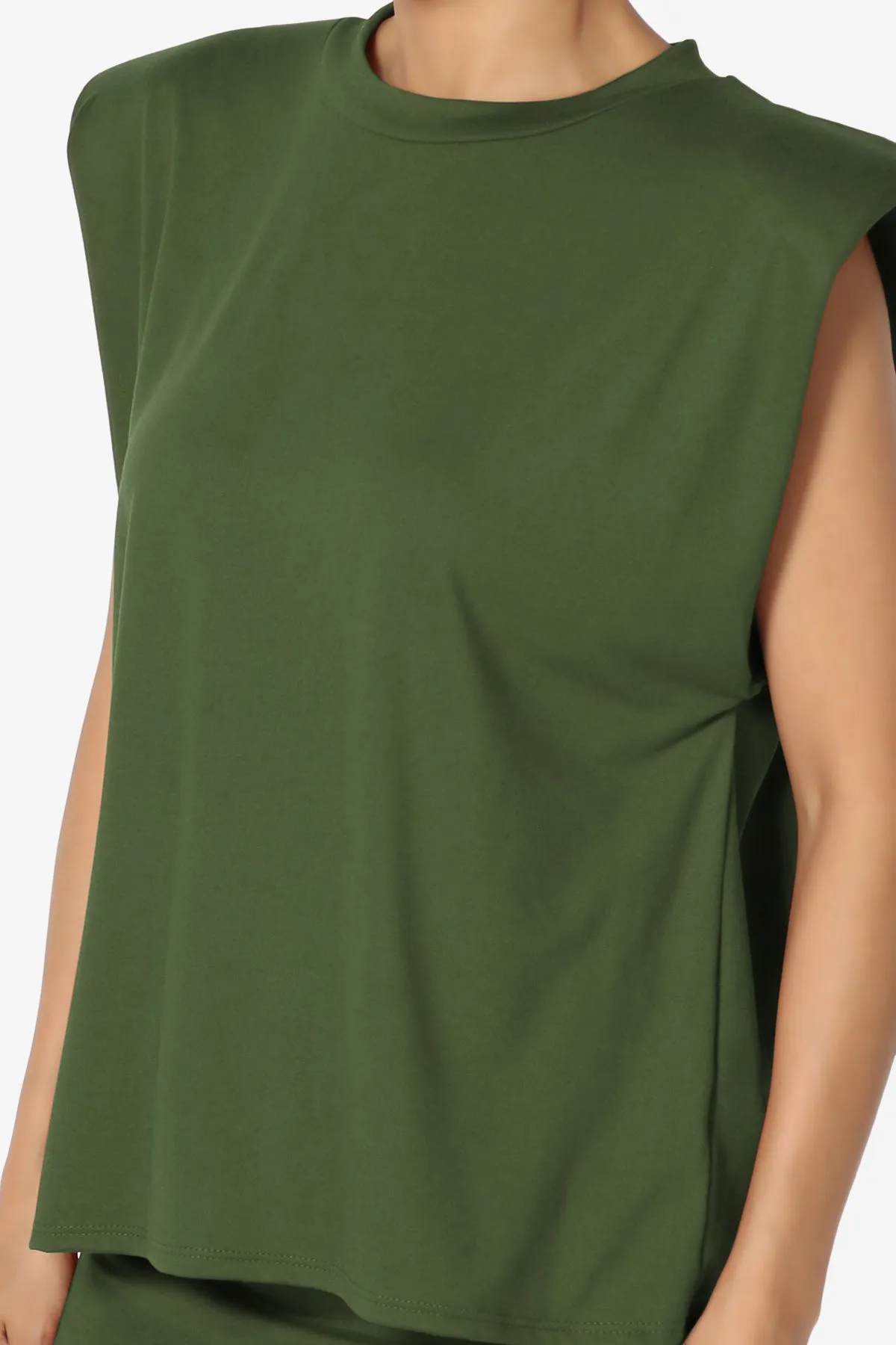 Joey Power Padded Shoulder Tank Top