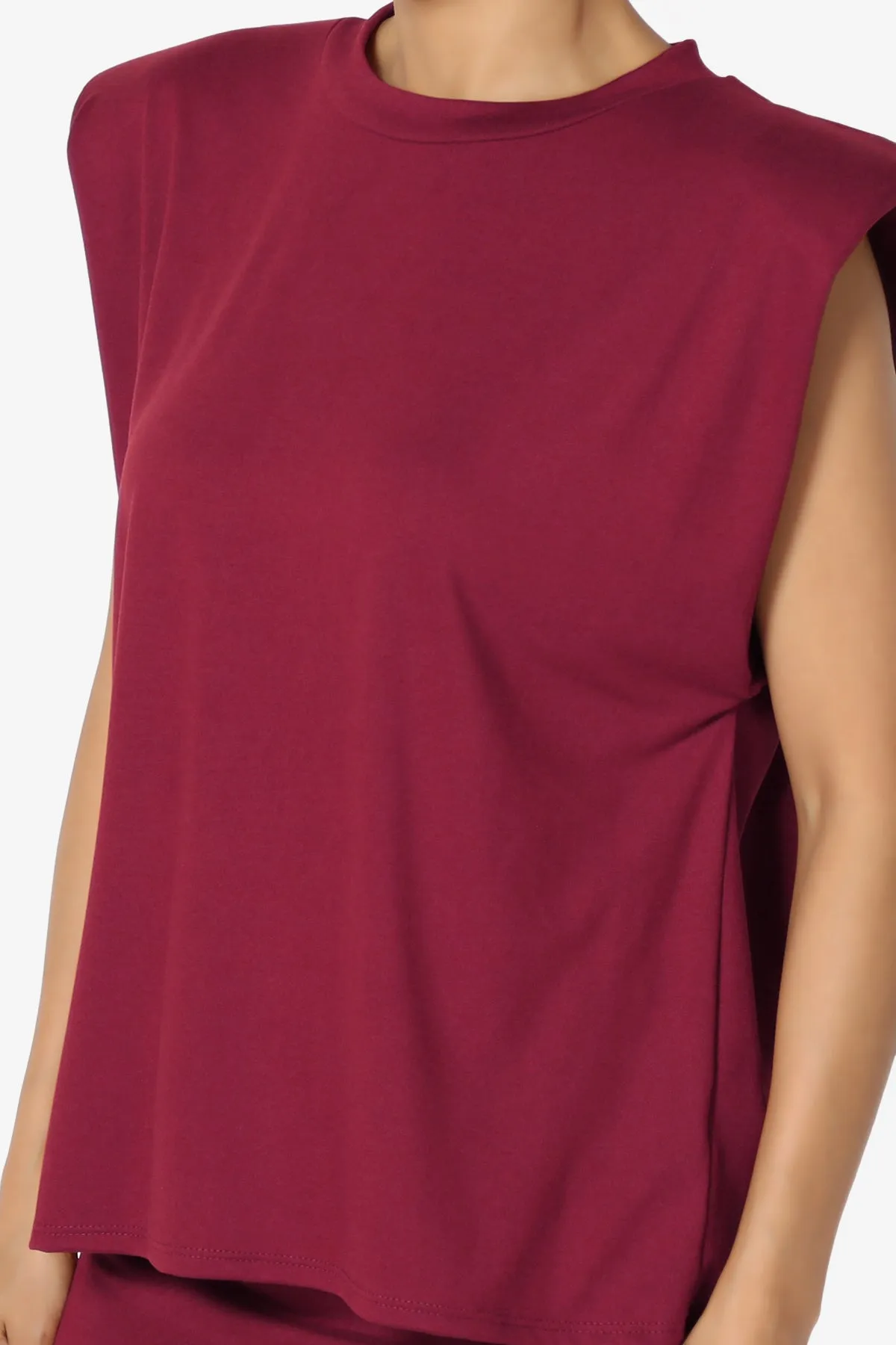 Joey Power Padded Shoulder Tank Top