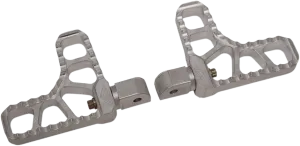 Joker Machine 08-62-7 Adjustable Serrated Heel Footpegs - Raw Aluminum