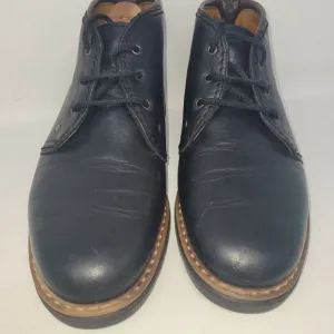 Josef Seibel Leather Ankle Chukka Boots Mens Size 43 (US 9.5-10) Black Lace 98%
