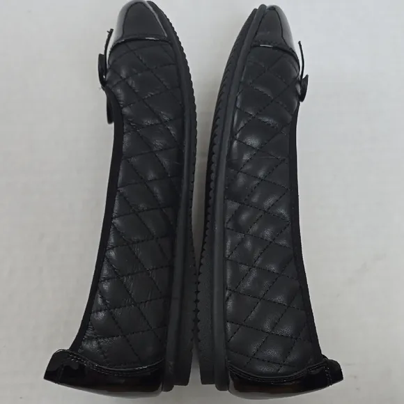 Josef Seibel Pippa 76 Black Quilted Ballet Flats