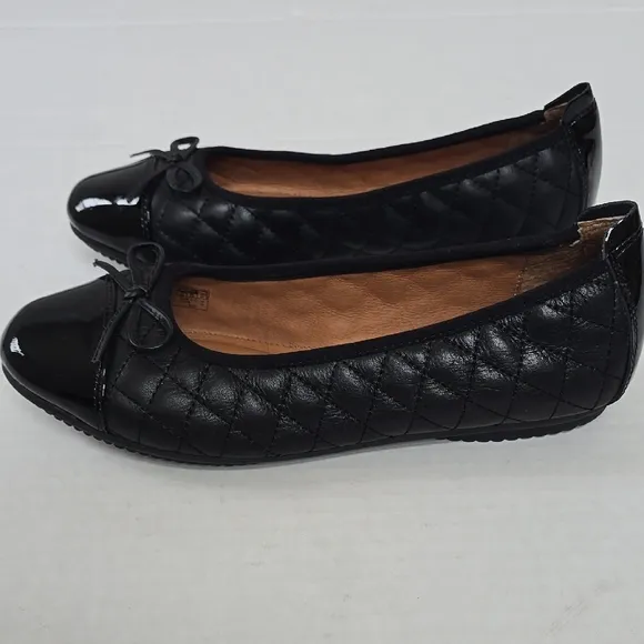 Josef Seibel Pippa 76 Black Quilted Ballet Flats