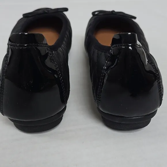 Josef Seibel Pippa 76 Black Quilted Ballet Flats
