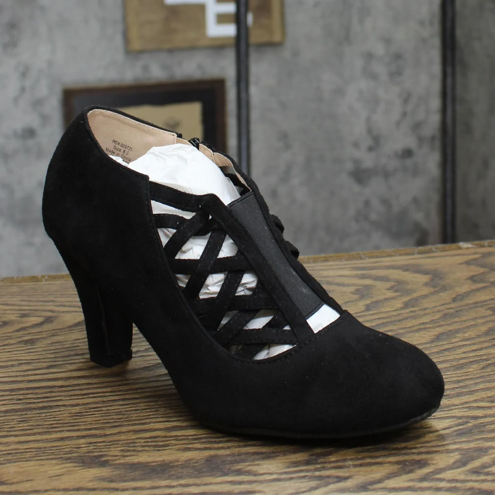 Journee Collection Womens Pull On Piper Bootie PIPER-BLK-085 Black 8.5M