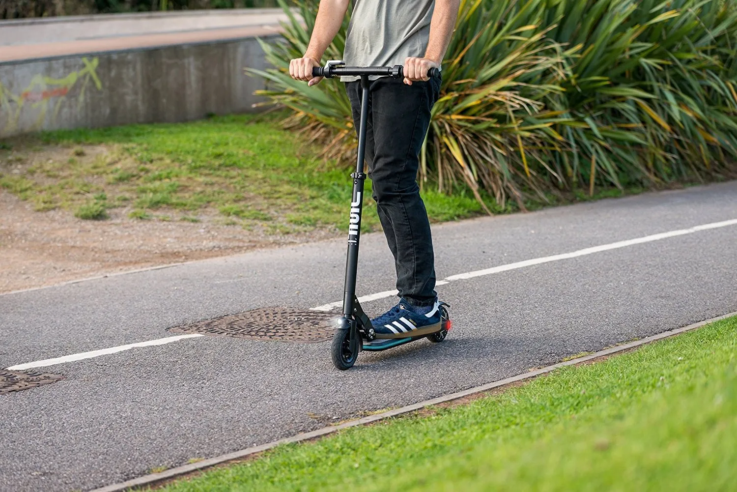 JSF Urban Sprinter Electric Scooter Folding Adult Adjustable with LED Lighting