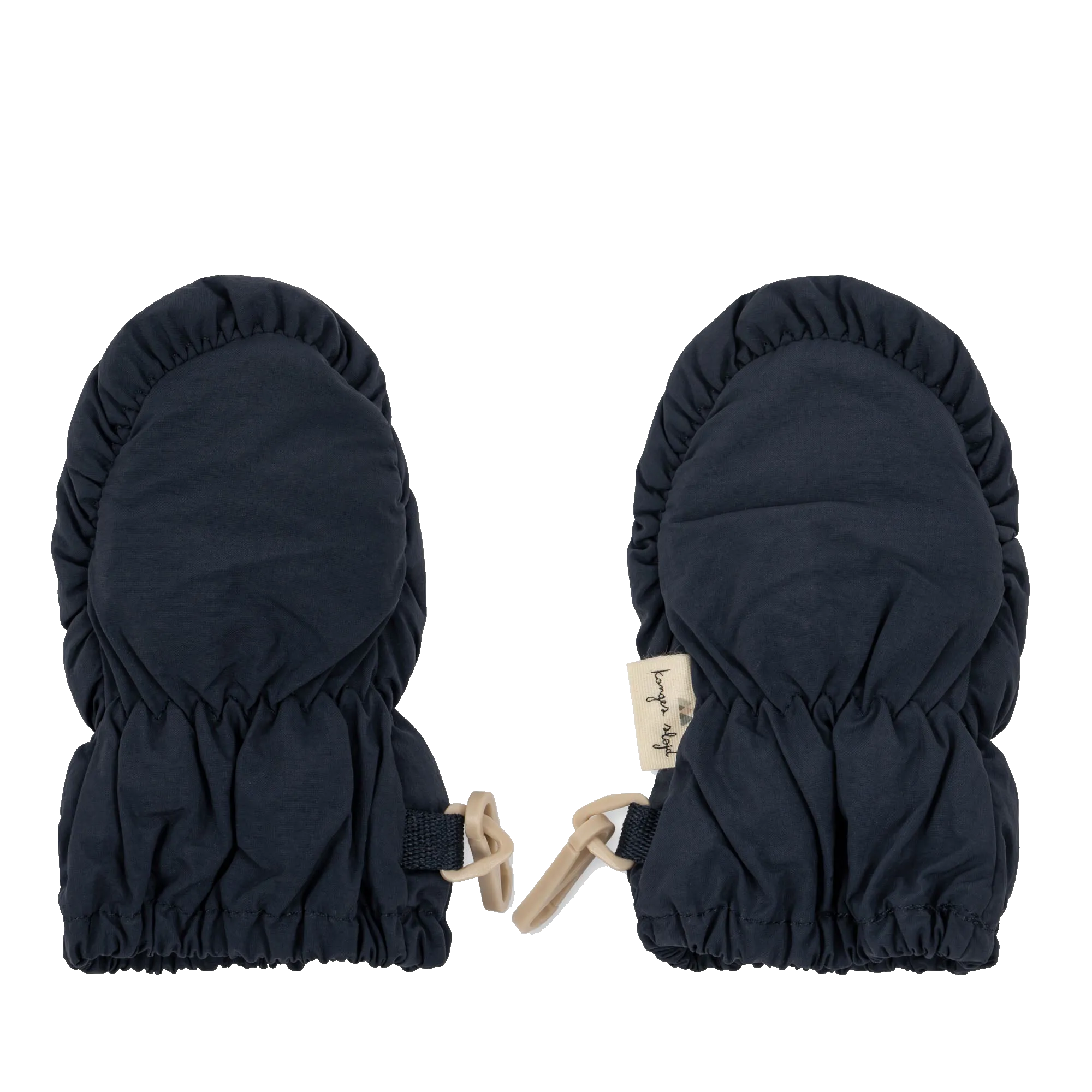 Juno Tiger Embroidered Quilted Baby Mittens (0-18 Months)