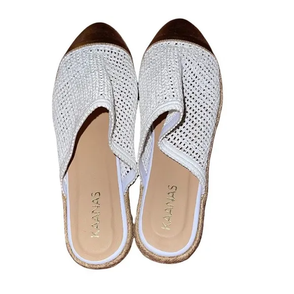 Kaanas | palau fishnet mule espadrilles