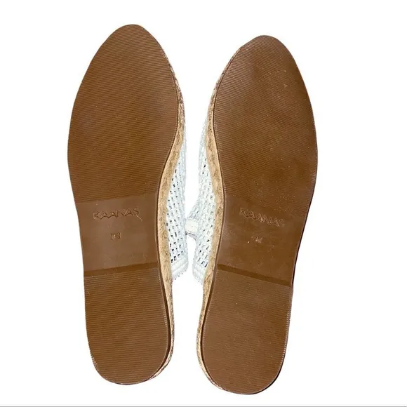 Kaanas | palau fishnet mule espadrilles
