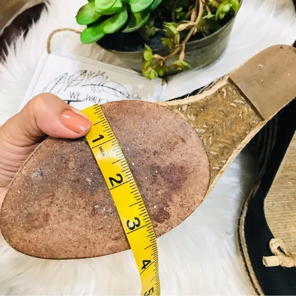 Kate Spade Wedge Espadrilles Closed Toe Sz8