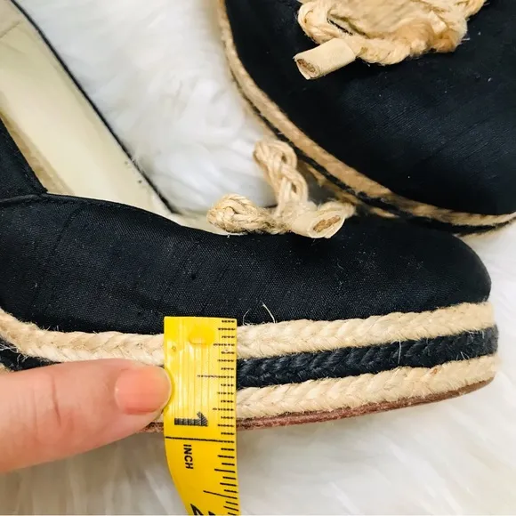 Kate Spade Wedge Espadrilles Closed Toe Sz8