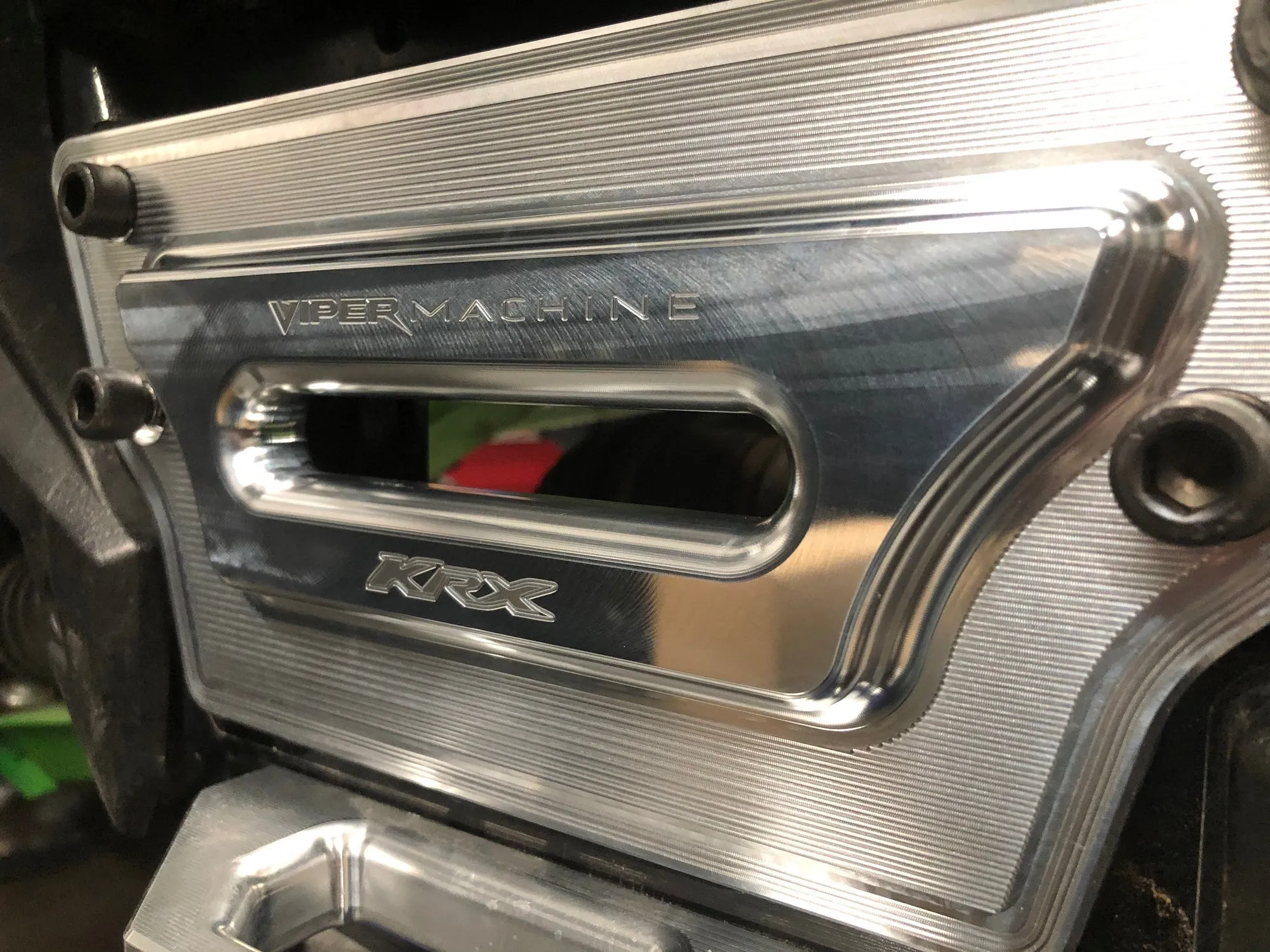 Kawasaki KRX 1000 Billet Winch Plate with Integrated Rope Hawse (2020 )