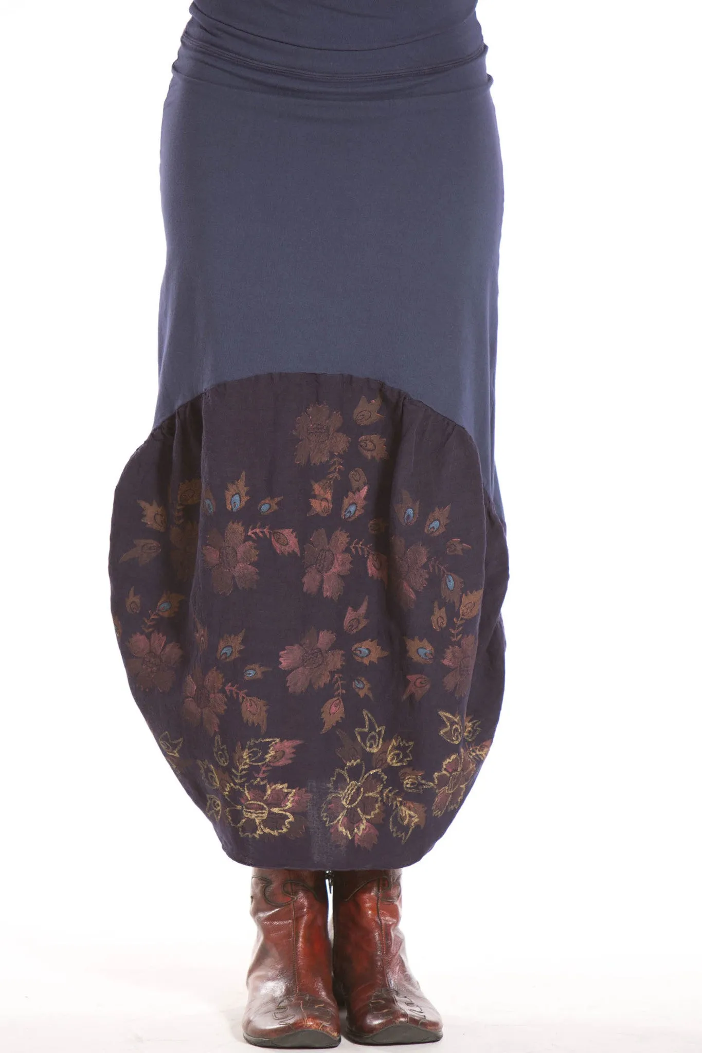 Kells Skirt Printed-Blue Fish Clothing