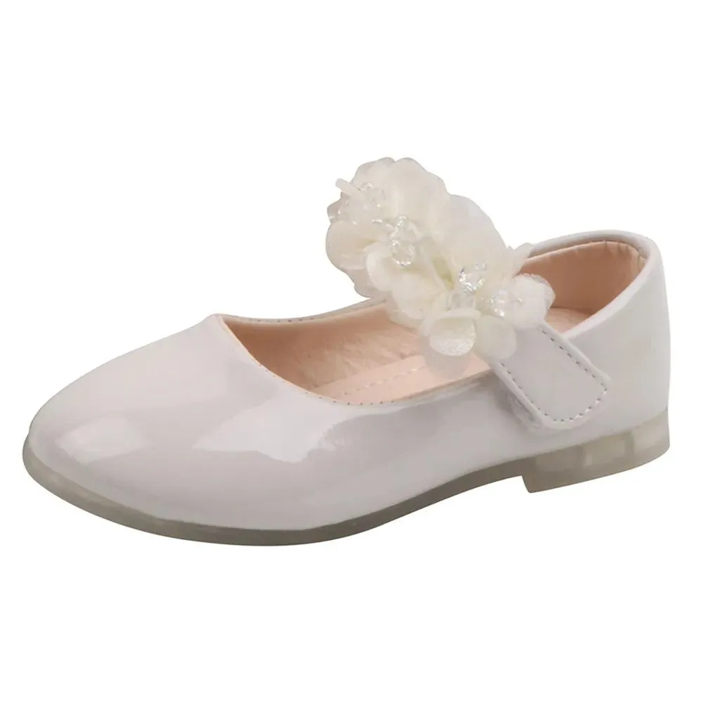 Kids' Lace Crystal Princess Party Shoes